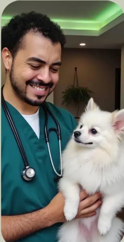 Dr. Everton Luis, médico veterinário da Vet Clinic
